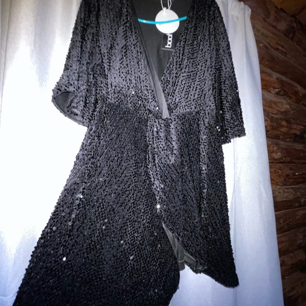 Elegant Black Sequin dress